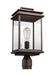 Visual Comfort Studio Canada - One Light Outdoor Post Lantern - Glenview - Antique Bronze- Union Lighting Luminaires Decor