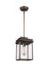 Visual Comfort Studio Canada - One Light Outdoor Pendant - Glenview - Antique Bronze- Union Lighting Luminaires Decor