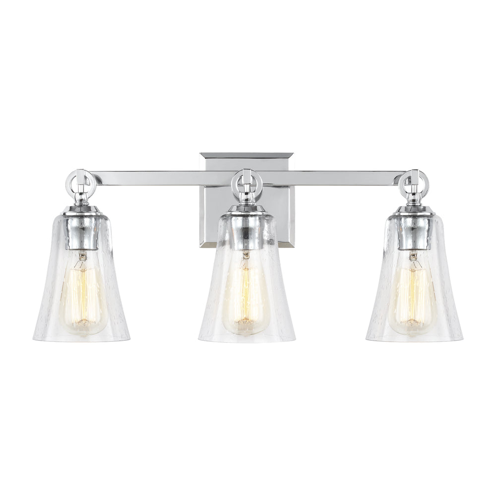 Visual Comfort Studio Canada - Three Light Vanity - Monterro - Chrome- Union Lighting Luminaires Decor