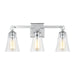 Visual Comfort Studio Canada - Three Light Vanity - Monterro - Chrome- Union Lighting Luminaires Decor