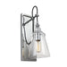 Generation Lighting Canada - One Light Wall Sconce - Loras - Chrome- Union Lighting Luminaires Decor