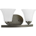 Progress Canada - Two Light Bath Bracket - Adorn - Antique Bronze- Union Lighting Luminaires Decor