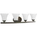 Progress Canada - Four Light Bath Bracket - Adorn - Antique Bronze- Union Lighting Luminaires Decor