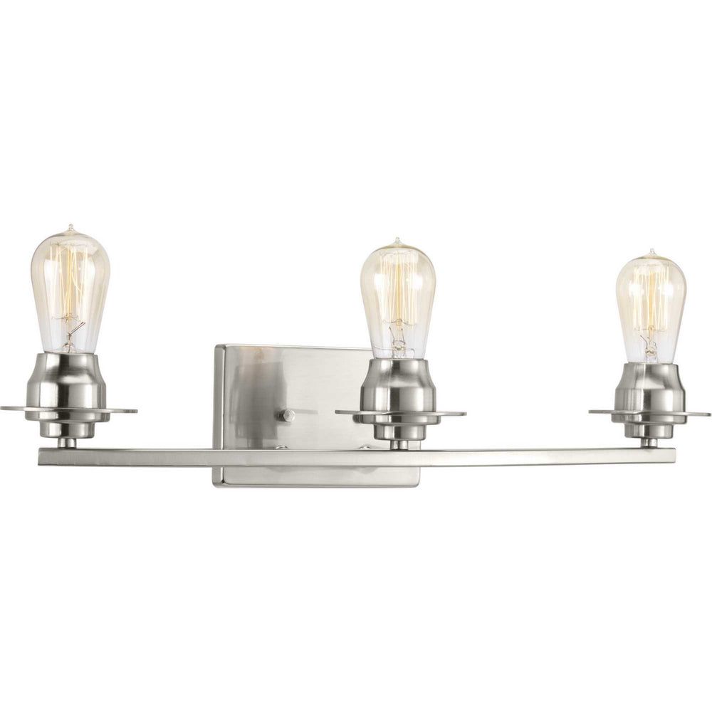 Progress Canada - Three Light Bath - Debut - Brushed Nickel- Union Lighting Luminaires Decor