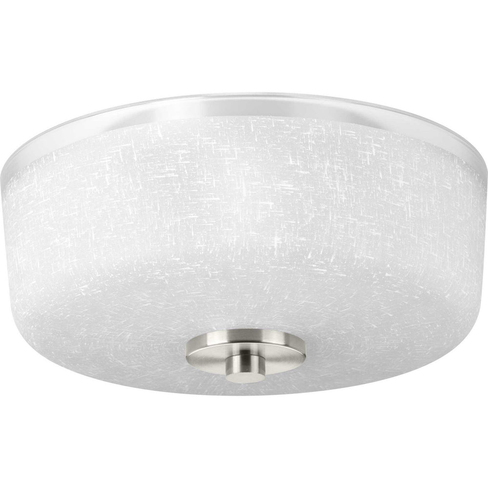 Progress Canada - Two Light Flush Mount - Alexa - Brushed Nickel- Union Lighting Luminaires Decor