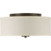 Progress Canada - Two Light Flush Mount - Inspire - Antique Bronze- Union Lighting Luminaires Decor