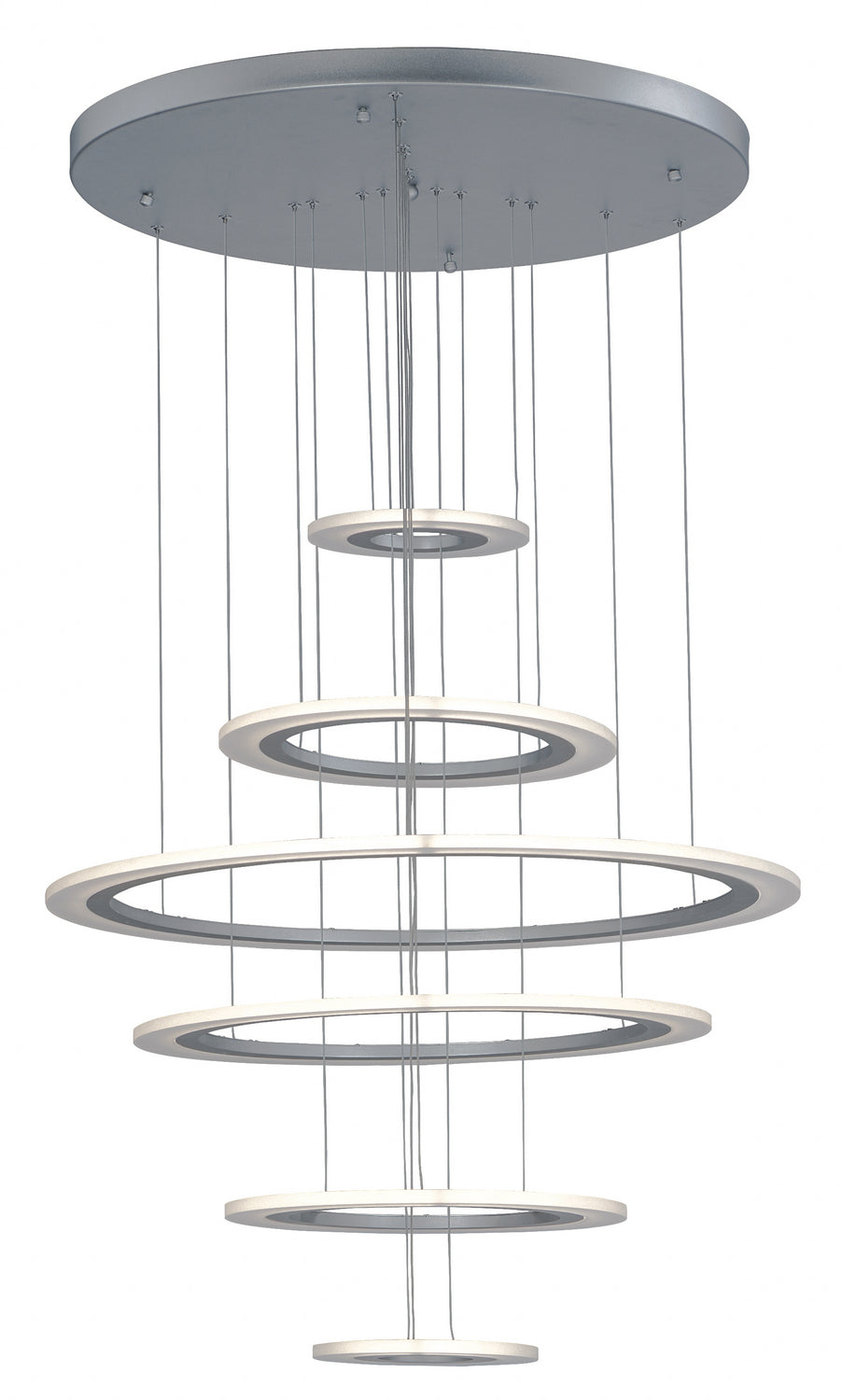 ET2 - LED Pendant - Saturn II LED - Matte Silver- Union Lighting Luminaires Decor