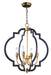 Maxim - Four Light Chandelier - Crest - Oil Rubbed Bronze / Antique Brass- Union Lighting Luminaires Decor