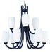 Maxim - Nine Light Chandelier - Taylor - Textured Black- Union Lighting Luminaires Decor