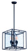 Maxim - Four Light Pendant - Era - Black- Union Lighting Luminaires Decor