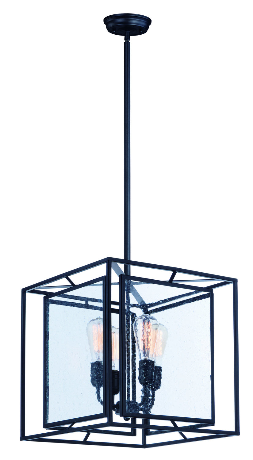 Maxim - Four Light Pendant - Era - Black- Union Lighting Luminaires Decor