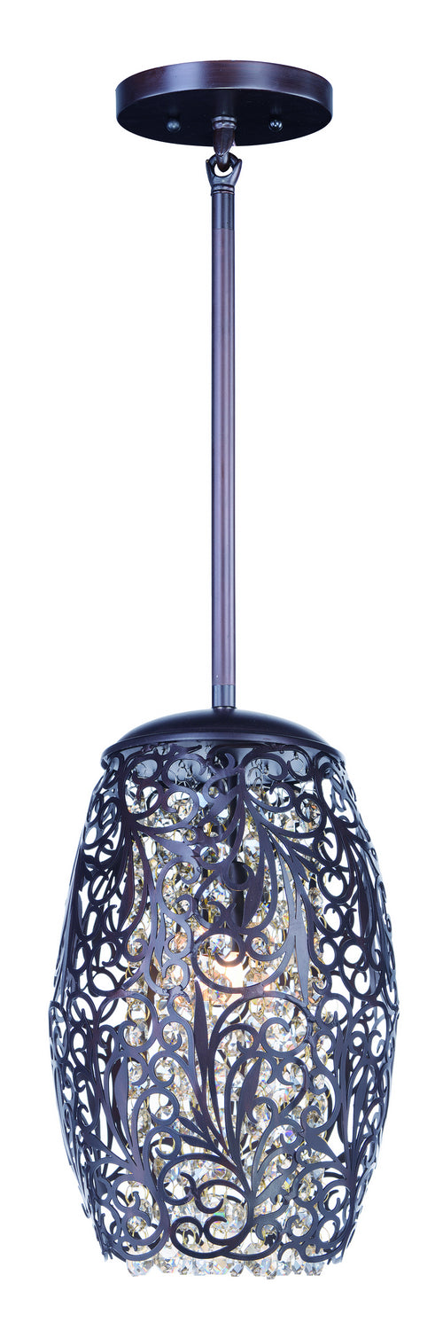 Maxim - One Light Mini Pendant - Arabesque - Oil Rubbed Bronze- Union Lighting Luminaires Decor