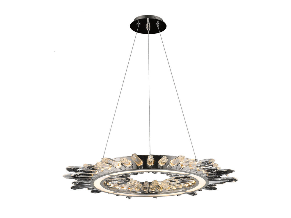Avenue Lighting - LED Chandelier - Aspen - Polished Nickel- Union Lighting Luminaires Decor