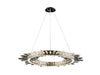 Avenue Lighting - LED Chandelier - Aspen - Polished Nickel- Union Lighting Luminaires Decor