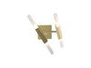 Avenue Lighting - LED Wall Sconce - San Vicente Blvd. - Brushed Brass- Union Lighting Luminaires Decor