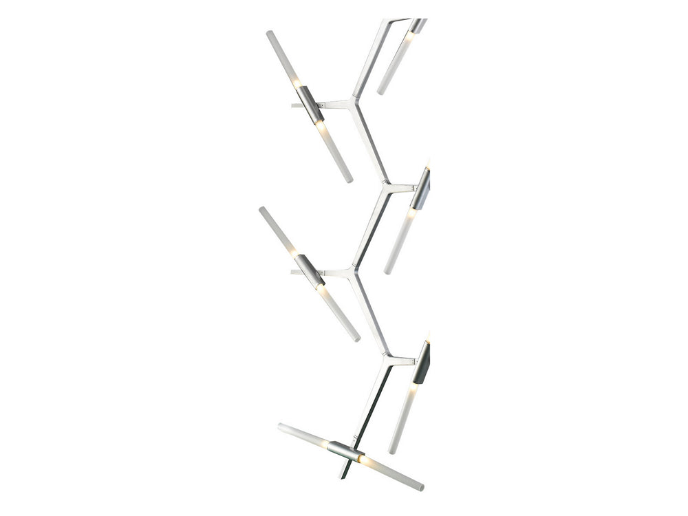 Avenue Lighting - LED Chandelier - San Vicente Blvd. - Matte Chrome- Union Lighting Luminaires Decor