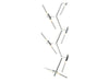 Avenue Lighting - LED Chandelier - San Vicente Blvd. - Matte Chrome- Union Lighting Luminaires Decor