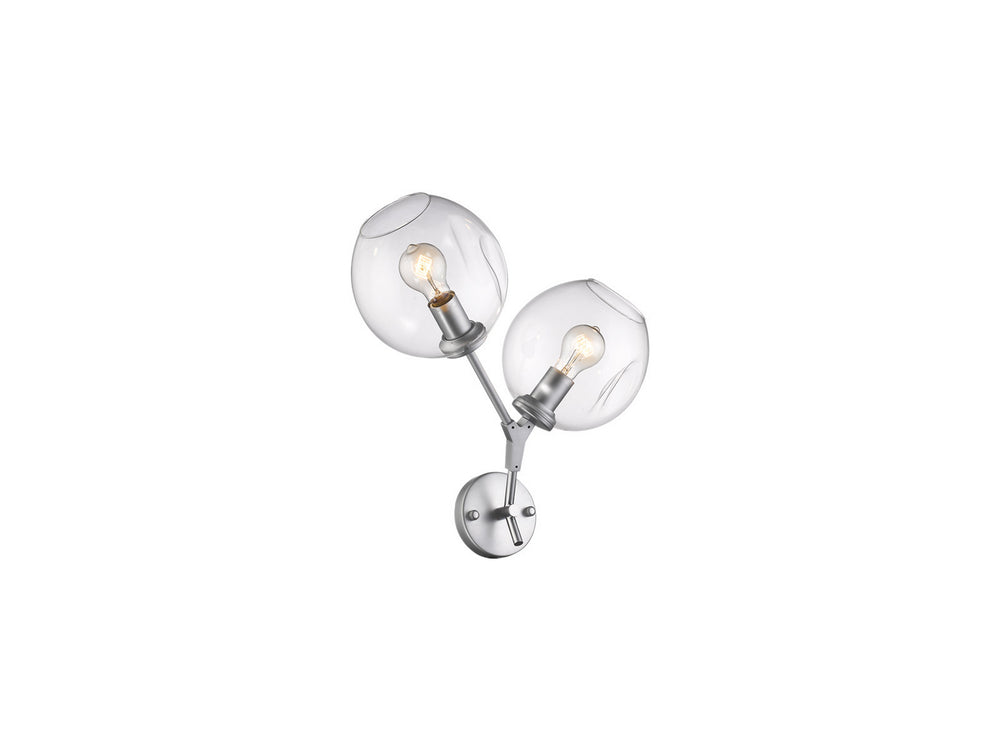 Avenue Lighting - Two Light Wall Sconce - Fairfax Ave. - Brushed Brass- Union Lighting Luminaires Decor