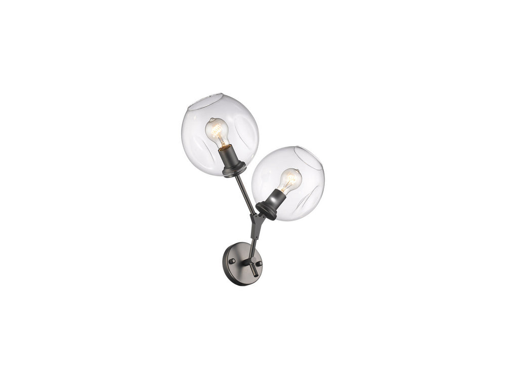 Avenue Lighting - Two Light Wall Sconce - Fairfax Ave. - Brushed Brass- Union Lighting Luminaires Decor