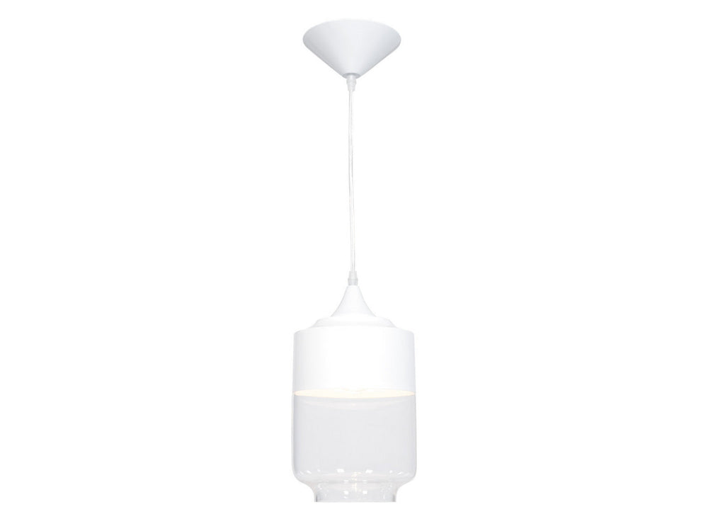 Avenue Lighting - One Light Pendant - Robertson Blvd. - White- Union Lighting Luminaires Decor