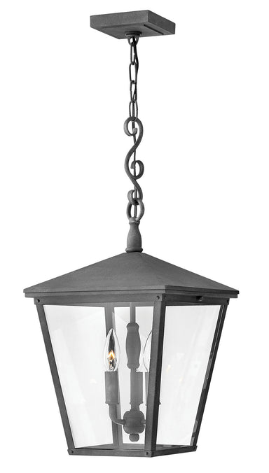 Hinkley Canada - LED Hanging Lantern - Trellis - Aged Zinc- Union Lighting Luminaires Decor