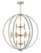 Hinkley Canada - LED Foyer Chandelier - Euclid - Cement Gray- Union Lighting Luminaires Decor