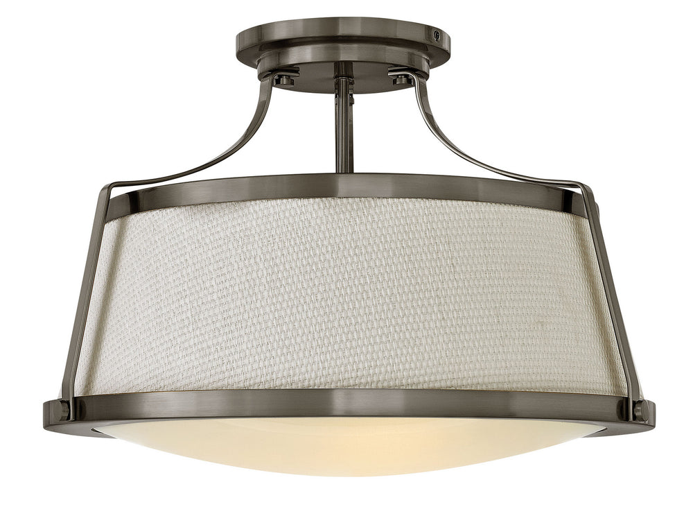 Hinkley Canada - LED Flush Mount - Charlotte - Antique Nickel- Union Lighting Luminaires Decor