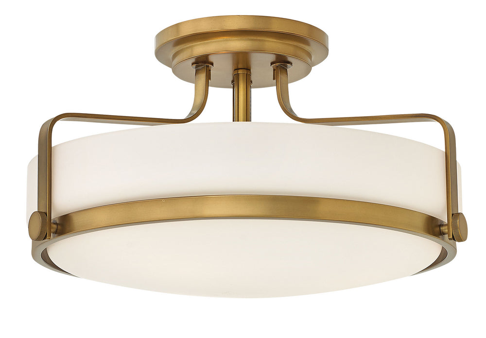 Hinkley Canada - LED Semi-Flush Mount - Harper - Heritage Brass- Union Lighting Luminaires Decor