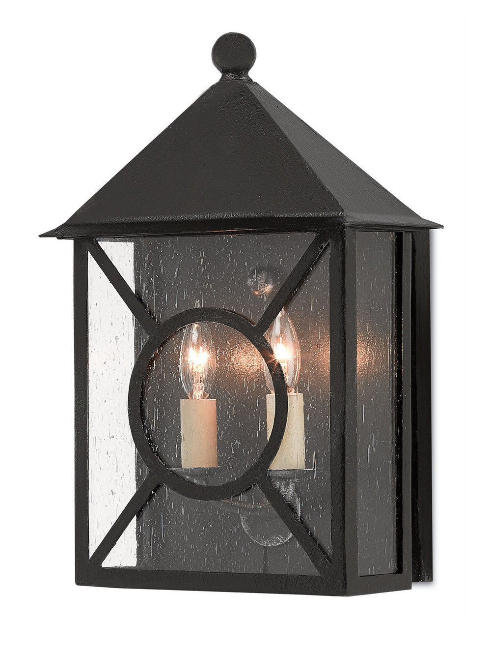 Currey and Company - Two Light Outdoor Wall Sconce - Ripley - Midnight- Union Lighting Luminaires Decor