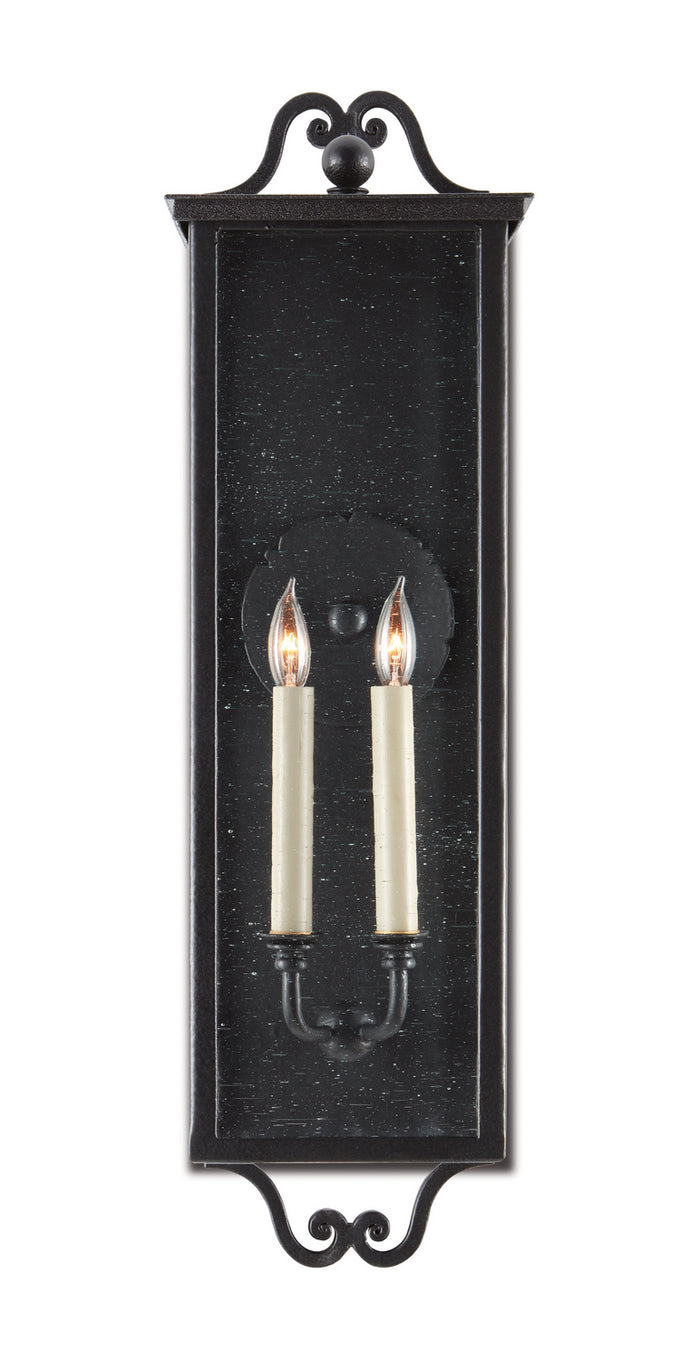 Currey and Company - Two Light Outdoor Wall Sconce - Giatti - Midnight- Union Lighting Luminaires Decor