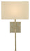 Currey and Company - One Light Wall Sconce - Ashdown - Silver Leaf- Union Lighting Luminaires Decor