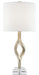 Currey and Company - One Light Table Lamp - Elyx - Chinois Silver Leaf/Clear- Union Lighting Luminaires Decor