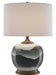 Currey and Company - One Light Table Lamp - Boreal - White/Green/Antique Brass- Union Lighting Luminaires Decor
