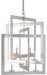 Currey and Company - Eight Light Chandelier - Middleton - Contemporary Silver Leaf- Union Lighting Luminaires Decor