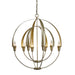 Hubbardton Forge - Eight Light Chandelier - Cirque - Soft Gold- Union Lighting Luminaires Decor