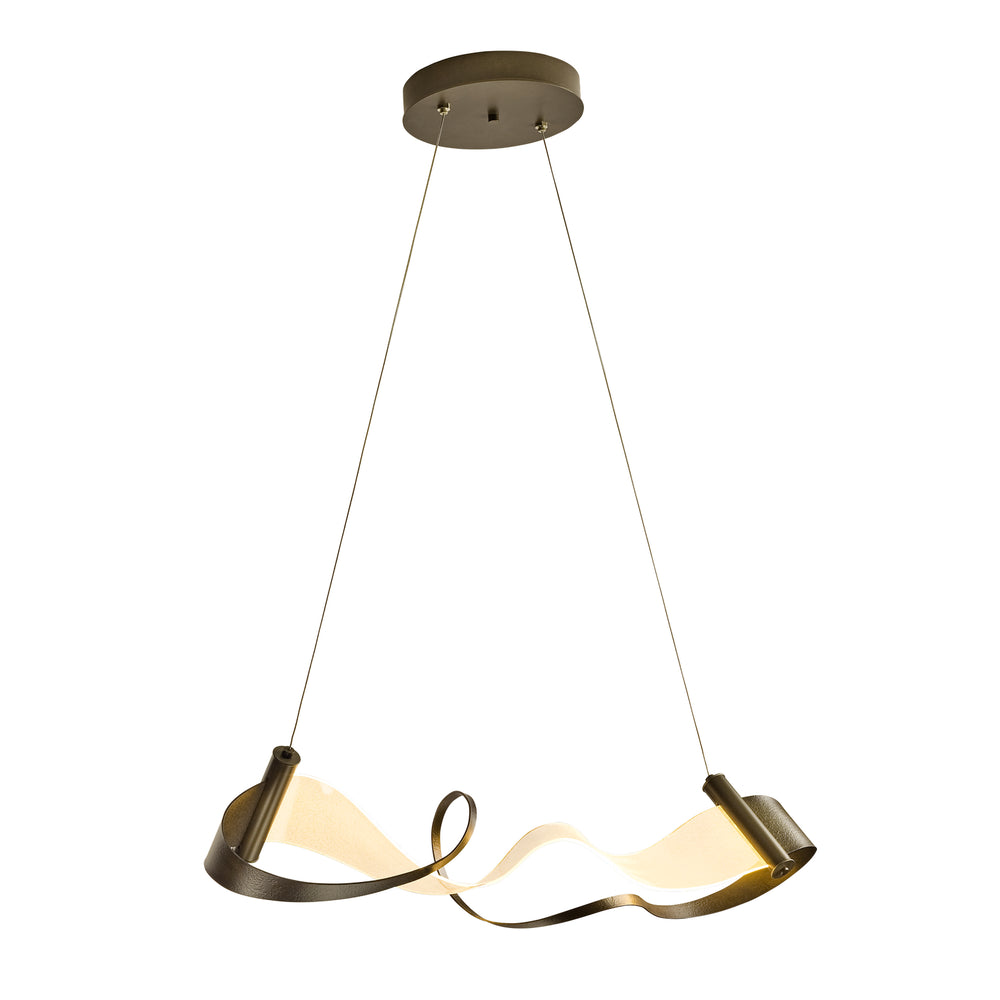 Hubbardton Forge - LED Pendant - Zephyr - Dark Smoke- Union Lighting Luminaires Decor
