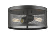 Z-Lite Canada - Two Light Flush Mount - Meshsmith - Bronze- Union Lighting Luminaires Decor