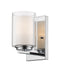 Z-Lite Canada - One Light Wall Sconce - Willow - Chrome- Union Lighting Luminaires Decor