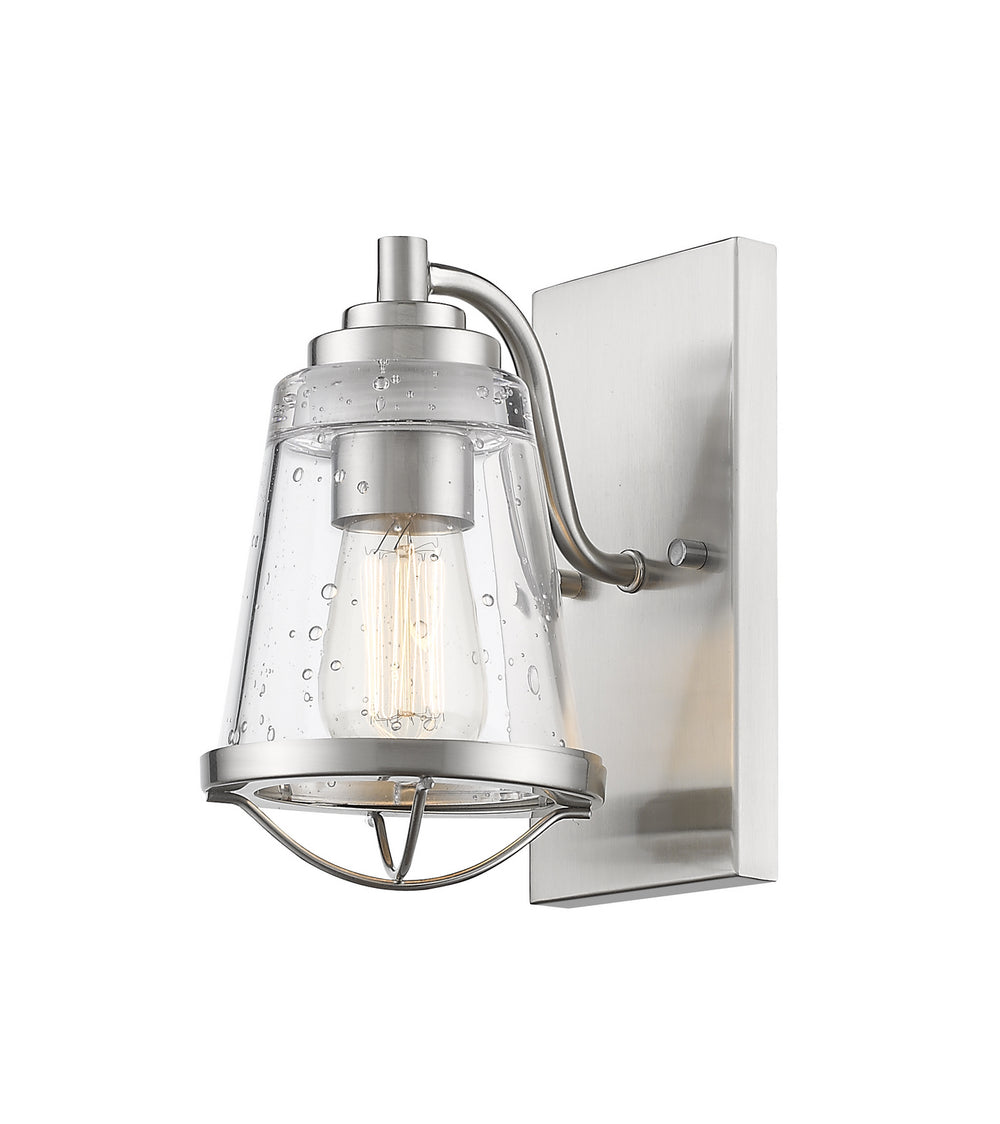 Z-Lite Canada - One Light Wall Sconce - Mariner - Brushed Nickel- Union Lighting Luminaires Decor
