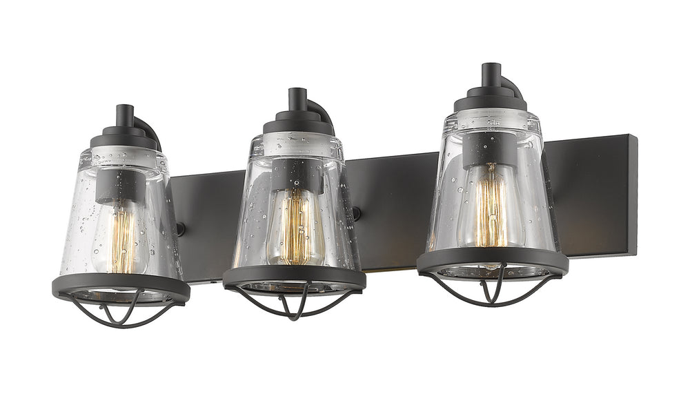 Z-Lite Canada - Three Light Vanity - Mariner - Bronze- Union Lighting Luminaires Decor