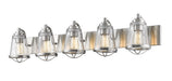 Z-Lite Canada - Five Light Vanity - Mariner - Brushed Nickel- Union Lighting Luminaires Decor