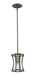 Z-Lite Canada - One Light Pendant - Geist - Bronze Gold- Union Lighting Luminaires Decor