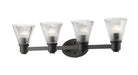 Z-Lite Canada - Four Light Vanity - Intrepid - Bronze- Union Lighting Luminaires Decor