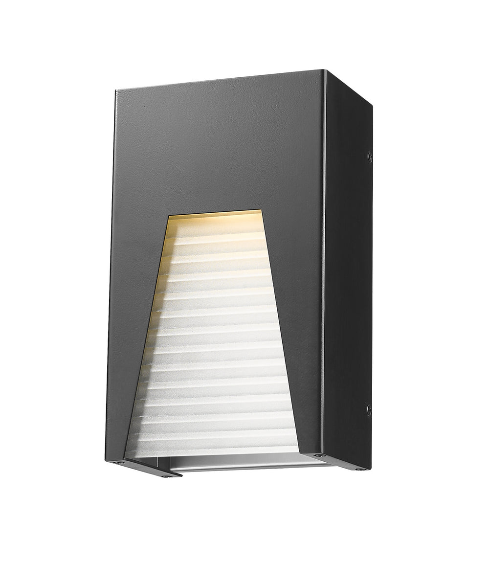 Z-Lite Canada - LED Outdoor Wall Mount - Millenial - Black Silver- Union Lighting Luminaires Decor