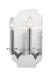 Z-Lite Canada - Two Light Wall Sconce - Zander - Brushed Nickel- Union Lighting Luminaires Decor