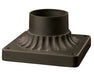 Z-Lite Canada - Light Outdoor Posts - Hardware - Pier Mounts - Oil Rubbed Bronze- Union Lighting Luminaires Decor