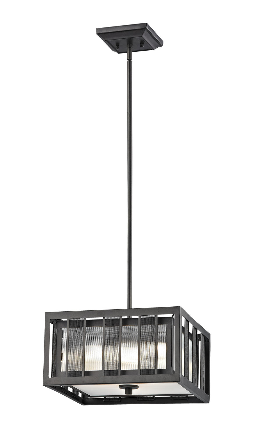 Z-Lite Canada - Three Light Pendant - Meridional - Bronze- Union Lighting Luminaires Decor