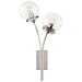 Visual Comfort Signature Canada - Two Light Wall Sconce - Prescott - Polished Nickel- Union Lighting Luminaires Decor
