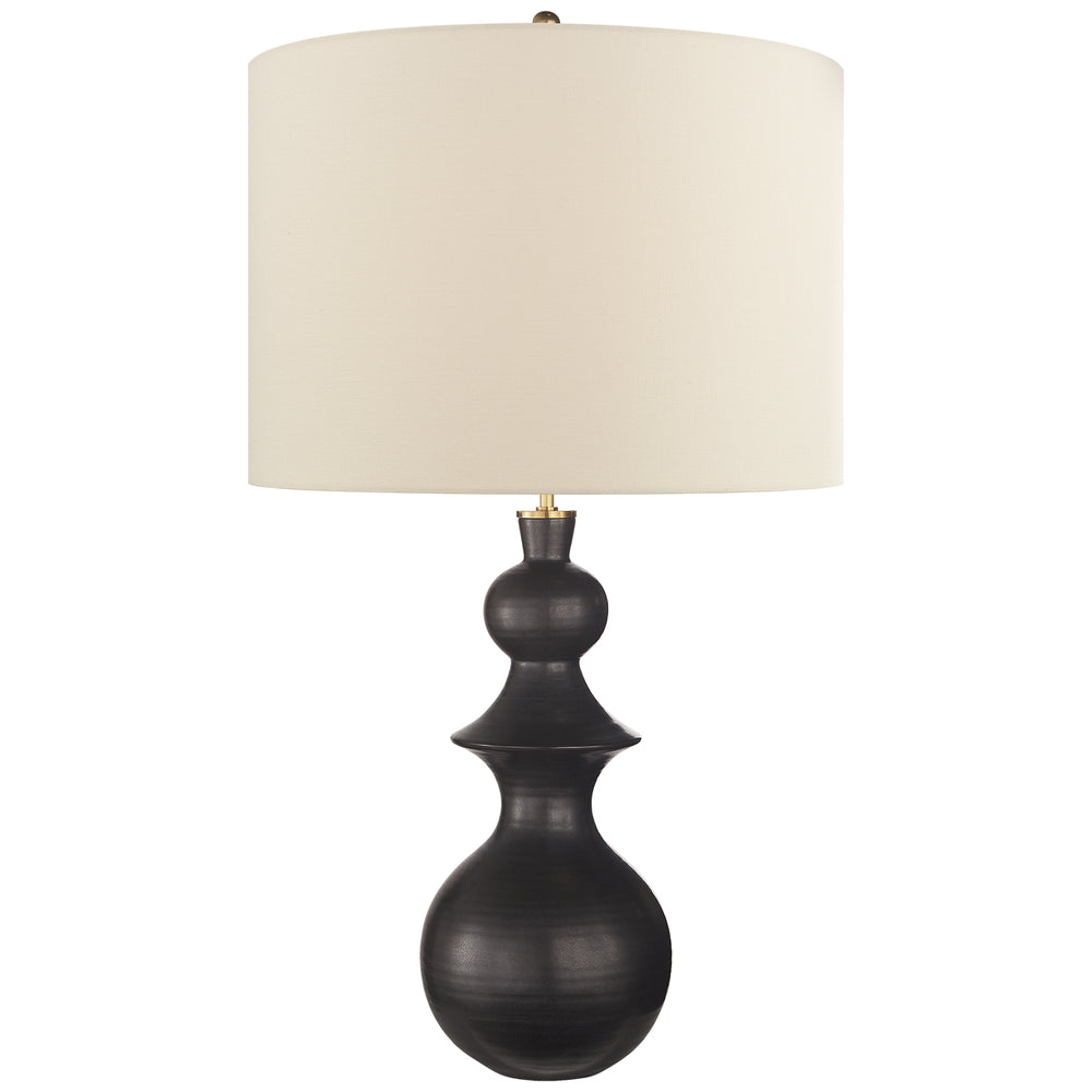 Visual Comfort Signature Canada - One Light Table Lamp - Saxon - Metallic Black- Union Lighting Luminaires Decor