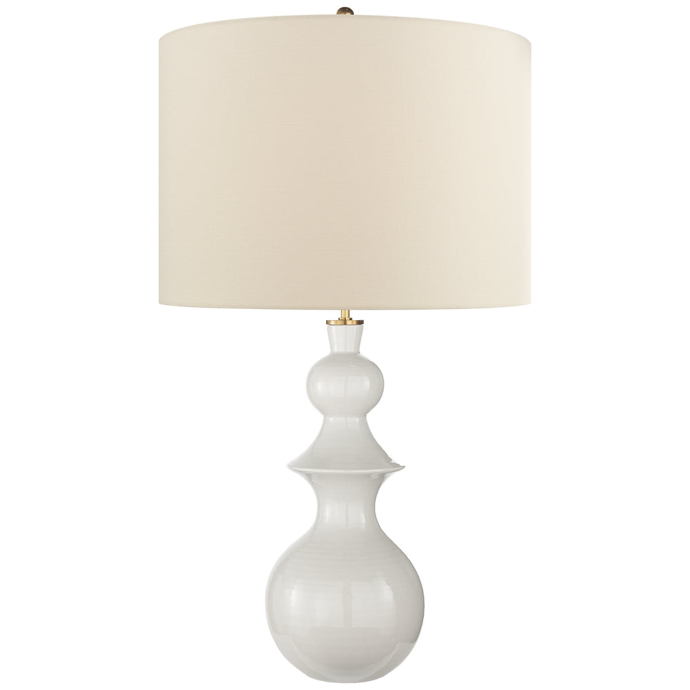 Visual Comfort Signature Canada - One Light Table Lamp - Saxon - New White- Union Lighting Luminaires Decor